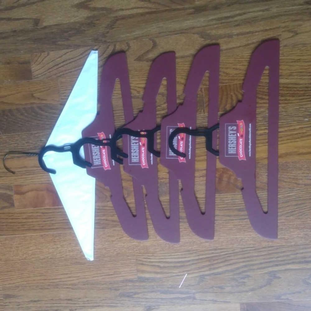 Hershey's clothes hangers